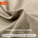 Clearance - PURPLE LEAF OPEN BOX Premium Patio Umbrella Classic SUNBRELLA Cantilever Umbrellas