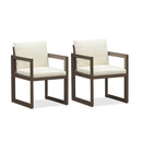 PURPLE LEAF Caesar Outdoor Dining Set Aluminum Luxury Patio Furniture Table and Chairs Set with Olifen Removable Thick Cushion and Pillow Patio Dining Sets for Garden Deck