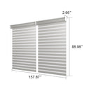 PURPLELEAF Outdoor Louvered Pergola Roller Blinds with Thermal Insulated, UV Protection Waterproof Fabric, Privacy Protection for White Pergola, Easy to Install