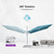 PURPLE LEAF Best White Patio Rotating Umbrella Swivel Outdoor Umbrellas