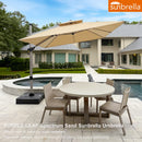 PURPLE LEAF Premium Patio Umbrella Classic SUNBRELLA Cantilever Umbrellas