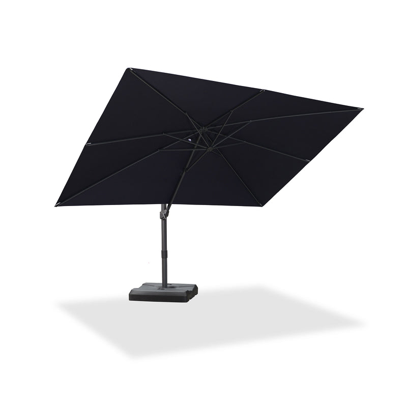 PURPLE LEAF Stepless Tilt Cantilever Umbrella Affordable Outdoor Patio Umbrella