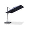 PURPLE LEAF Stepless Tilt Cantilever Umbrella Affordable Outdoor Patio Umbrella