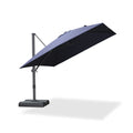 PURPLE LEAF Stepless Tilt Cantilever Umbrella Affordable Outdoor Patio Umbrella