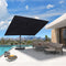 PURPLE LEAF Stepless Tilt Cantilever Umbrella Affordable Outdoor Patio Umbrella
