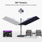 PURPLE LEAF Stepless Tilt Cantilever Umbrella Affordable Outdoor Patio Umbrella