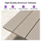 PURPLE LEAF 10/8/6 Pieces Outdoor Dining Set with Patio Aluminium Dining Table Rattan Chairs for Kitchen Champagne