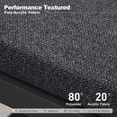 PURPLE LEAF Outdoor Bar Stools Set of 2 Modern Aluminum Barstools with Stainless Removable Cushion Patio Bar Stool for Kitchen Outside Island Backyard