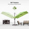 PURPLE LEAF Patio Cantilever Umbrella with Aluminum Offset Hanging for Pool Garden Deck