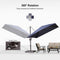 PURPLE LEAF Patio Cantilever Umbrella with Aluminum Offset Hanging for Pool Garden Deck