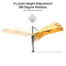 PURPLE LEAF Pool Umbrella Outdoor Cantilever Umbrella with In-ground Base