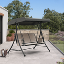 PURPLE LEAF Outdoor Swing Chair Patio Porch Swing - Barcelona Series