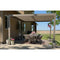 PURPLE LEAF Louvered Pergola Modern Champagne Pergola with Adjustable Roof for Deck Backyard Garden