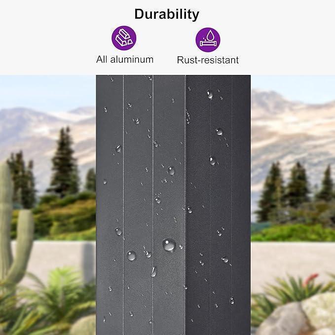 Aluminum Louver Grille Pergola | Privacy & Sun Control