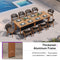 PURPLE LEAF 7 / 9 / 11 pcs Outdoor Dining Set Patio Dining Furniture for Lawn Backyard Deck Brown
