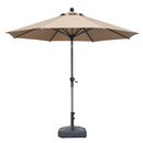 PURPLE LEAF Crank and Tilt Table Umbrella Outdoor Patio Market Umbrella with Visible Hand Crank System