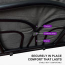 PURPLE LEAF 3-Seat Porch Swing Outdoor w/Cushion & Adjustable Canopy