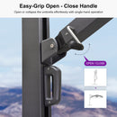 PURPLE LEAF Outdoor Sun Heavy Duty Cantilever Umbrella for Patio, Porch, Beach