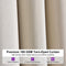 PURPLE LEAF Deck Gazebo Champagne Hardtop Metal Frame Double Roof with Curtains and Netting with Lights-clear
