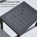 PURPLE LEAF Patio Chaise Lounge Set Outdoor Beach Pool Sunbathing Lawn Lounger Recliner Chair Outside Chairs with Side Table Included