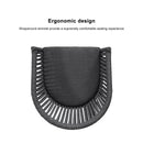 PURPLE LEAF Counter Stools, Bar Stools Set of 2 Rattan Bar Stools Wicker Bar Chairs Woven Aluminum Barstools with Back and Cushions