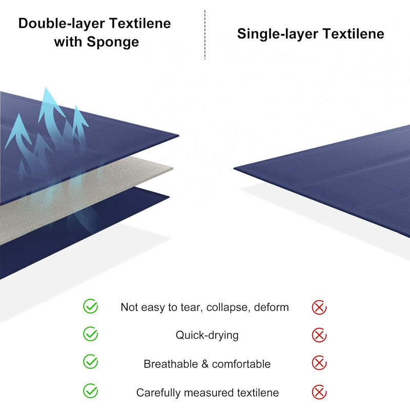 PURPLE LEAF Outdoor Aluminum Chaise Lounge Set of 3 with Wheels and Side Table for Outdoor Backyard Poolside