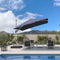 PURPLE LEAF Deluxe Left-Right Tilting Patio Umbrella Outdoor Swivel Cantilever Umbrellas