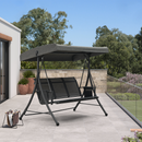 PURPLE LEAF Outdoor Swing Chair Patio Porch Swing - Barcelona Series
