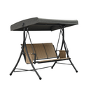 PURPLE LEAF Outdoor Swing Chair Patio Porch Swing - Barcelona Series
