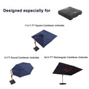 PURPLE LEAF Patio Cantilever Umbrella Weighted Base ZYBASE-5