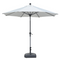 PURPLE LEAF Crank and Tilt Table Umbrella Outdoor Patio Market Umbrella with Visible Hand Crank System