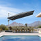 PURPLE LEAF Deluxe Left-Right Tilting Patio Umbrella Outdoor Swivel Cantilever Umbrellas