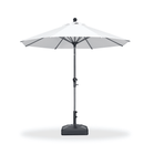 PURPLE LEAF Crank and Tilt Table Umbrella Outdoor Patio Market Umbrella with Visible Hand Crank System