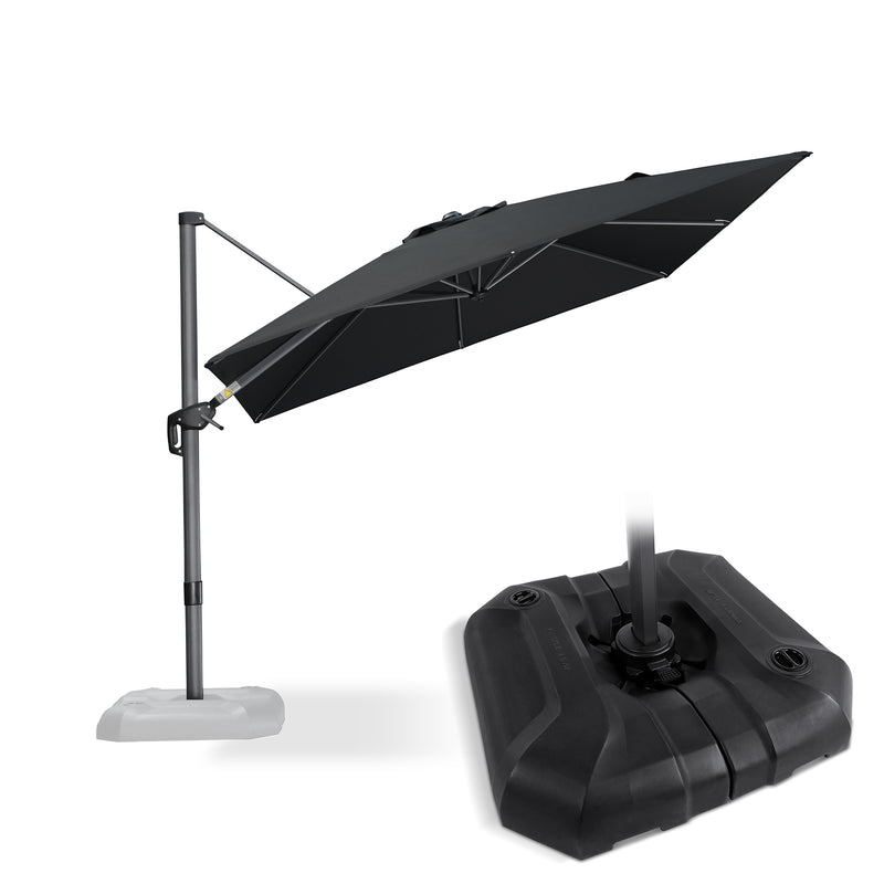 PURPLE LEAF Affordable Patio Umbrella Square and Rectangular Cantilever Umbrella