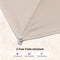 PURPLE LEAF Best White Patio Rotating Umbrella Swivel Outdoor Umbrellas