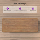 PURPLE LEAF Outdoor Bar Table Patio Dining Table Coffee Kitchen Breakfast Bistro Pub Bar Table for Patio Poolside