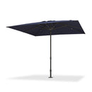 PURPLE LEAF Luxury Market Umbrella 1.9"/2.4"/3.1" Pole Commercial Hydraulic Semi-Automatic Umbrella