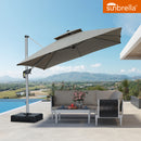 PURPLE LEAF Premium Patio Umbrella Classic SUNBRELLA Cantilever Umbrellas