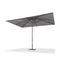 PURPLE LEAF Semi-Auto Outdoor Market Table Umbrella with Heavy-Duty Fabric
