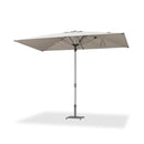 PURPLE LEAF Patio Market Table Umbrella with Semi-Automatic Opening Function