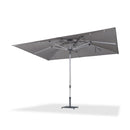 PURPLE LEAF Patio Market Table Umbrella with Semi-Automatic Opening Function