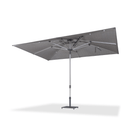 PURPLE LEAF Semi-Auto Outdoor Market Table Umbrella with Heavy-Duty Fabric
