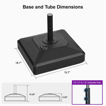 Market Umbrella Base Table Umbrella Base