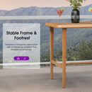 PURPLE LEAF Outdoor Bar Table Patio Dining Table Coffee Kitchen Breakfast Bistro Pub Bar Table for Patio Poolside