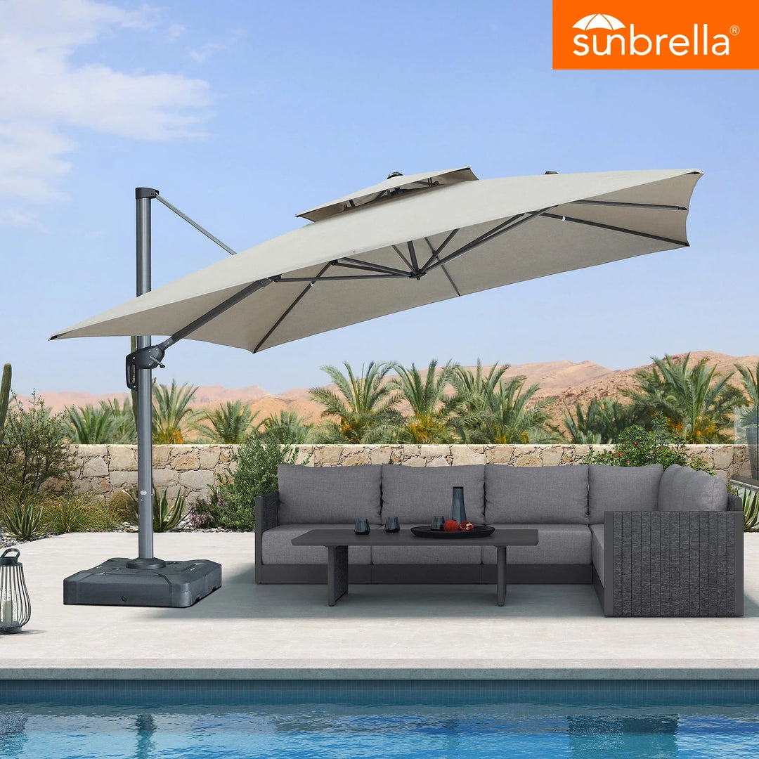 Sunbrella Cantilever Umbrella 360° Tilt Sunbrella Cantilever Umbrella 360° Tilt