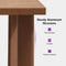 PURPLE LEAF 7/9/11 Pieces Dining Set Patio Metal Rectangular Table and Wicker Rattan Chairs