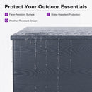 PURPLE LEAF Outdoor Deck Box Waterproof Storage Box Container with Lid Deck Organization for Patio Cushions Side Table Pool Accessories Garden Tools