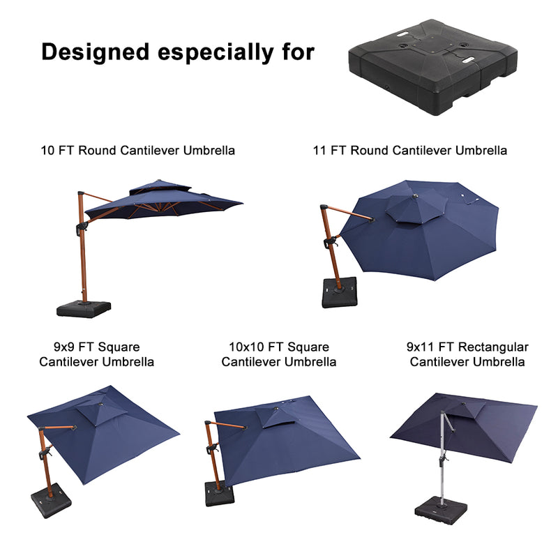 PURPLE LEAF Patio Cantilever Umbrella Base ZY01BASE-100