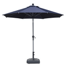 PURPLE LEAF Crank and Tilt Table Umbrella Outdoor Patio Market Umbrella with Visible Hand Crank System