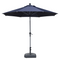 PURPLE LEAF Crank and Tilt Table Umbrella Outdoor Patio Market Umbrella with Visible Hand Crank System